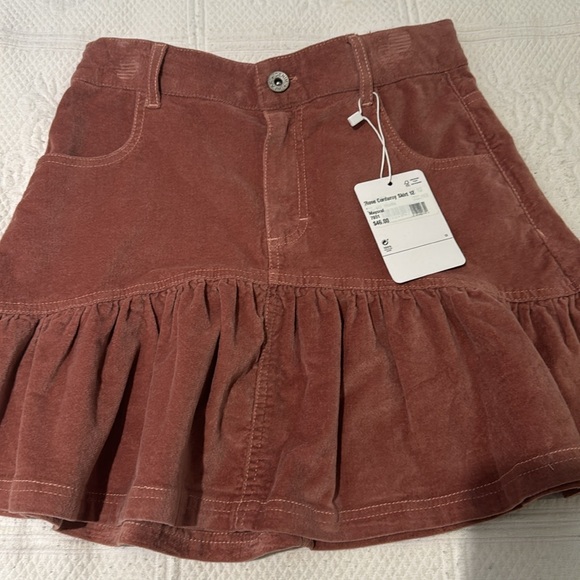 Mayoral girls size 12 western style Rose Cord skirt NWT. Adjustable waist. - Picture 5 of 6